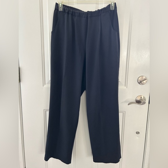 Sag Harbor Women’s Elastic Waist Black Dress Pants Size 16W - Picture 1 of 9